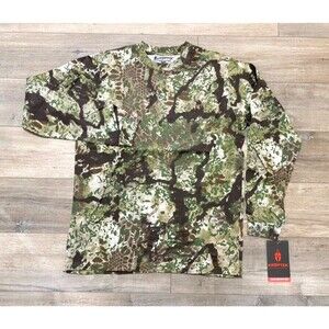 Kryptek Stalker Mens M Long Sleeve Crew Neck Transitional Cotton Camo T Shirt